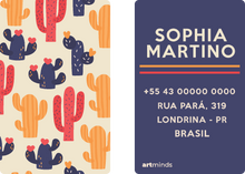 Carregar imagem no visualizador da galeria, Tag de Mala - Cactos