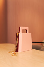 Carregar imagem no visualizador da galeria, Bolsa - Vinho e Rosa Claro