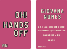 Carregar imagem no visualizador da galeria, Tag de Mala - HandsOff Marsala