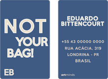 Carregar imagem no visualizador da galeria, Tag de Mala - NYB Azul Royal