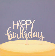 Carregar imagem no visualizador da galeria, Topo de Bolo - Happy Birthday