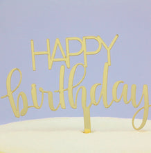 Carregar imagem no visualizador da galeria, Topo de Bolo - Happy Birthday