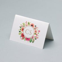 Carregar imagem no visualizador da galeria, Cartão Social - Iniciais Floral