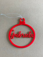 Carregar imagem no visualizador da galeria, Bola Natal - Nome Vazado
