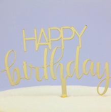 Carregar imagem no visualizador da galeria, Topo de Bolo - Happy Birthday
