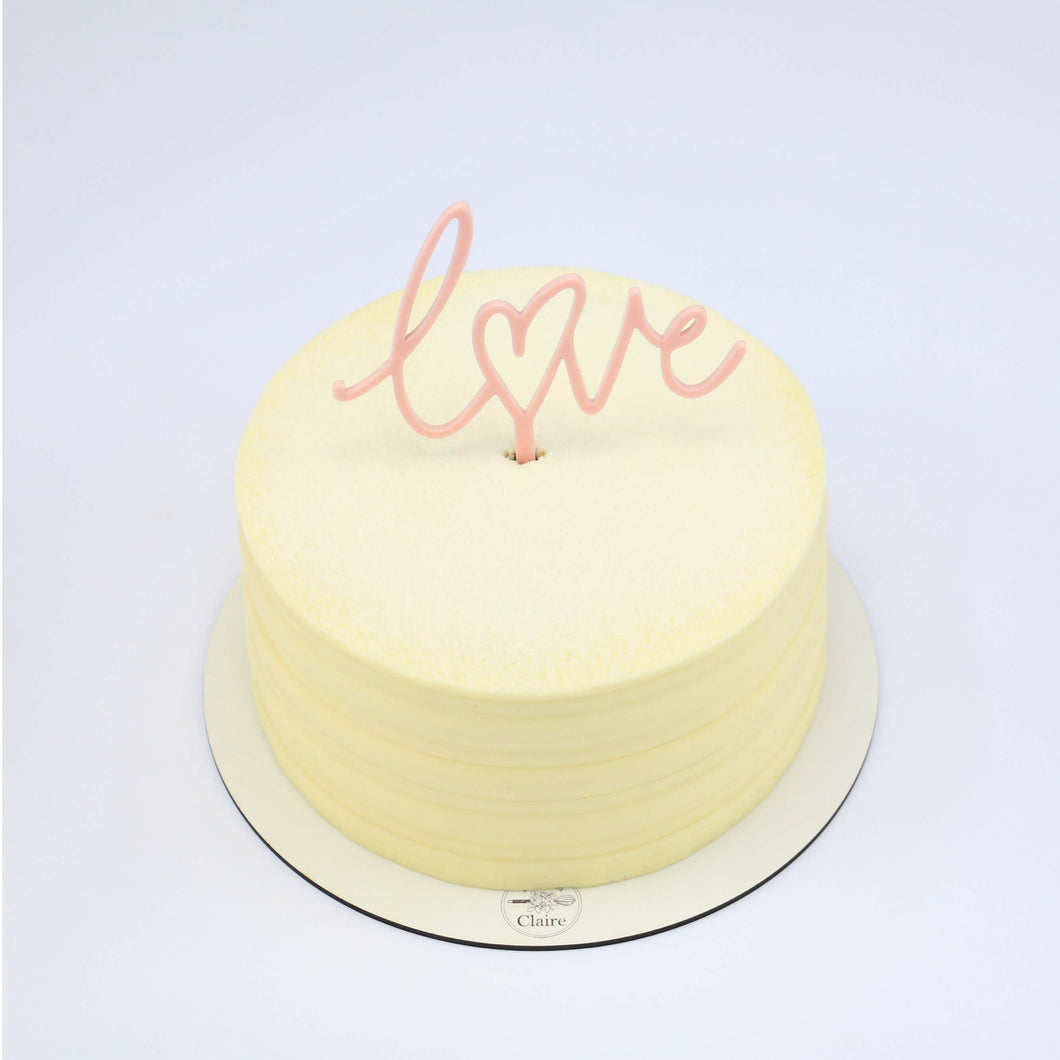 Topo de Bolo - Love